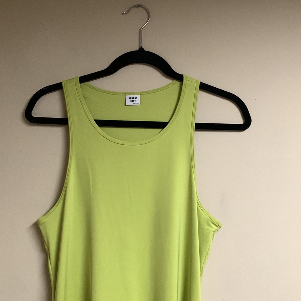 sunday green dress Sunday Chic Floral Mini Dress in Kelly Green main image 1
